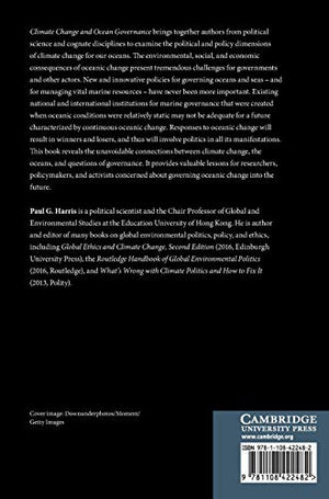 Climate Change and Ocean Governance: Politics and Policy for Threatened Seas,Used