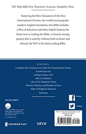 Holy Bible New Testament: Accurate. Readable. Clear.,Used