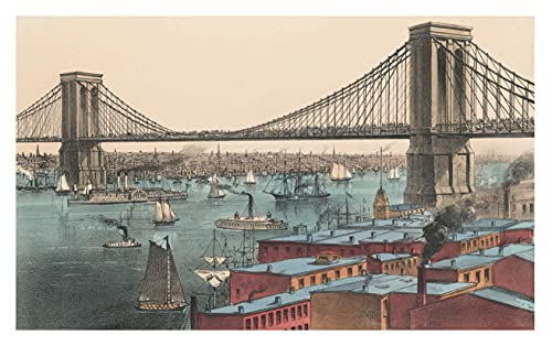 Building the Brooklyn Bridge, 18691883: An Illustrated History, with Images in 3D,Used