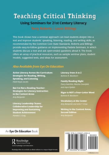 Teaching Critical Thinking,Used