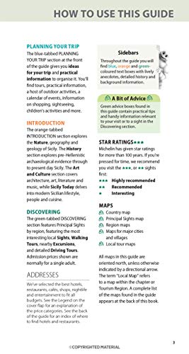 Michelin Green Guide Sicily (Green Guide/Michelin)-used