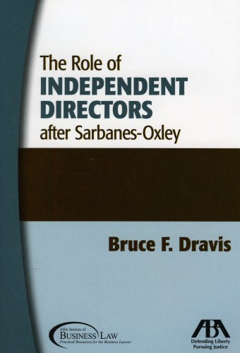 The Role of Independent Directors after SarbanesOxley,Used