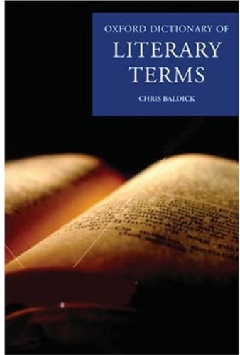 The Oxford Dictionary Of Literary Terms (Oxford Quick Reference),New