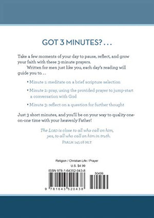 3Minute Prayers for Men (3Minute Devotions),Used