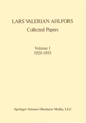 Collected Papers Volume 1 19291955 (Contemporary Mathematicians),Used