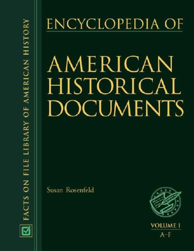Encyclopedia Of American Historical Documents Volumes 13,Used