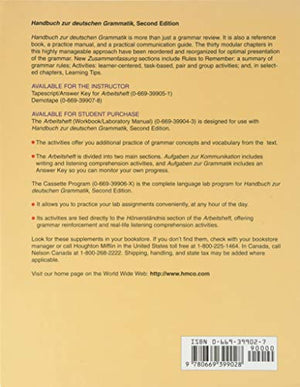 Handbuch Zur Deutschen Grammatik: Wiederholen Und Anwenden (German Edition),Used