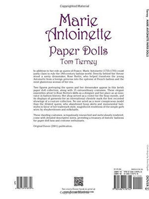Marie Antoinette Paper Dolls (Dover Royal Paper Dolls),New