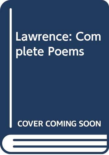The Complete Poems of D. H. Lawrence,Used