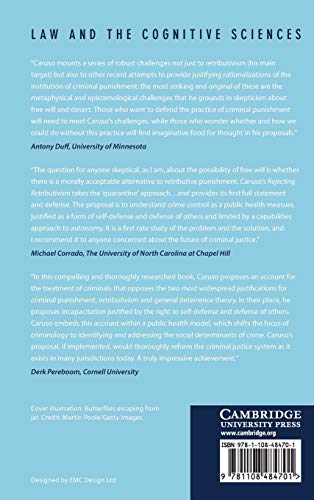 Rejecting Retributivism: Free Will, Punishment, and Criminal Justice (Law and the Cognitive Sciences),Used