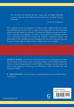 Making Disciples, Making LeadersParticipant Workbook, Second Edition: A Manual for Presbyterian Church Leader Development,Used