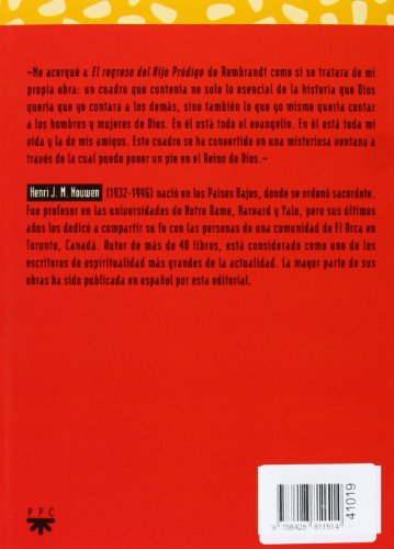 El regreso del hijo prdigo: Meditaciones ante un cuadro de Rembrandt,New