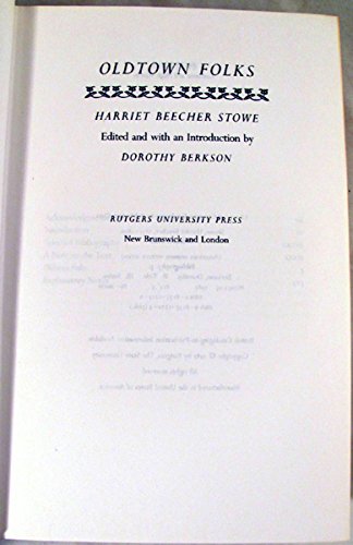 Oldtown Folks (American Women Writers Series),Used