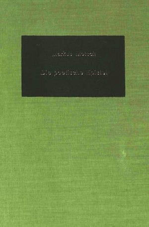 Die Poetische Epistel: Ein Beitrag Zur Geschichte Der Deutschen Literatur Und Literaturkritik Des Achtzehnten Jahrhunderts (Germ