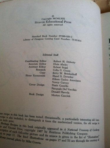 Come Into the Kitchen Cook Book: A Collector's Treasury of America's Great Recipes,Used