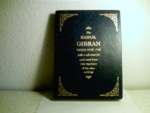 The Kahlil Gibran Diary for 1978,Used