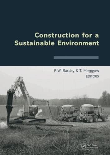 Construction for a Sustainable Environment,Used