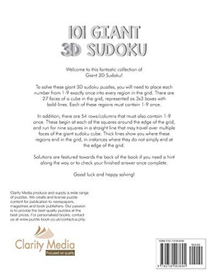 101 Giant 3D Sudoku,Used