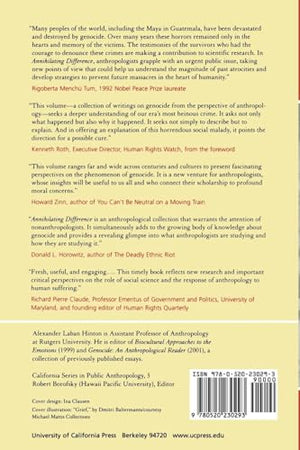 Annihilating Difference: The Anthropology Of Genocide