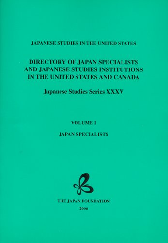 Directory of Japan Specialists and Japanese Studies Institutions in the United States and Canada: Japanese Studies in the United,Used