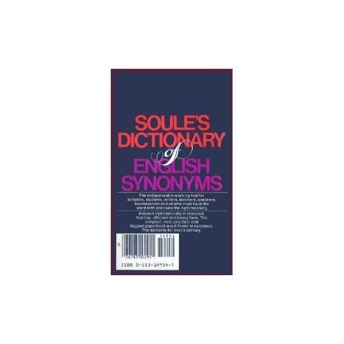 Soule's Dictionary of English Synonyms,Used