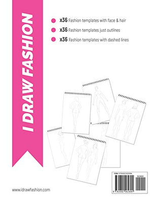 Classics: 100+ Professional Figure Templates for Fashion Designers: Fashion Sketchpad with 18 Croqui Styles in 6 Poses,Used