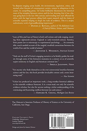 Laws of Men and Laws of Nature: The History of Scientific Expert Testimony in England and America,Used