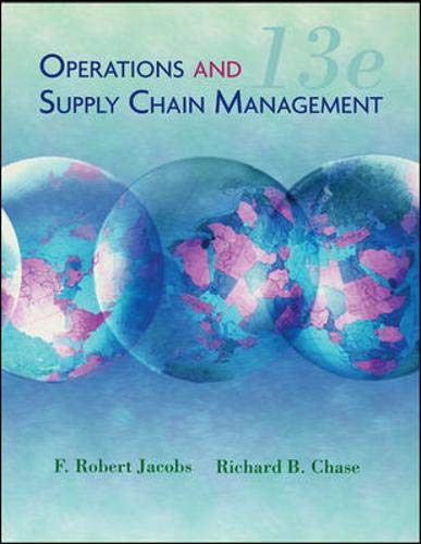 Operations and Supply Chain Management (The Mcgrawhill/Irwin Series),Used