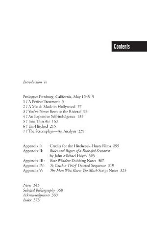 Writing With Hitchcock: The Collaboration Of Alfred Hitchcock And John Michael Hayes-used
