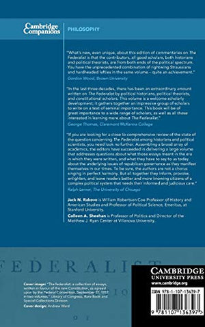 The Cambridge Companion to The Federalist (Cambridge Companions to Philosophy),Used
