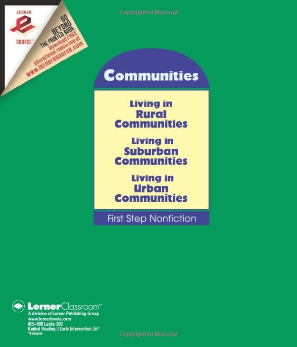 Living in Urban Communities (First Step Nonfiction  Communities),Used