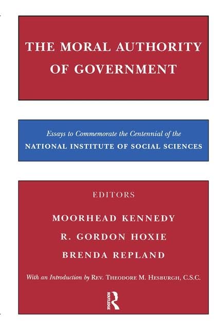 The Moral Authority of Government,Used