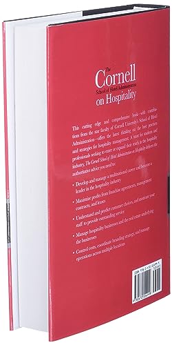 The Cornell School Of Hotel Administration On Hospitality: Cutting Edge Thinking And Practice,Used