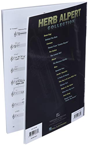 Herb Alpert Collection  Trumpet Artist Transcriptions  Jazz Trumpet Sheet Music Book  NoteforNote Transcriptions of 18 Classi,Used
