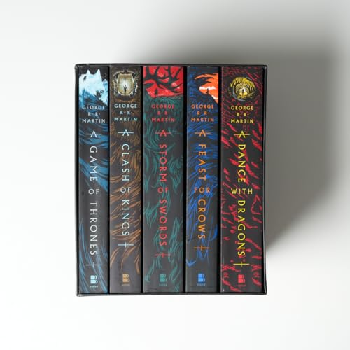George R. R. Martin's A Game of Thrones 5Book Boxed Set (Song of Ice and Fire Series): A Game of Thrones, A Clash of Kings, A S,New