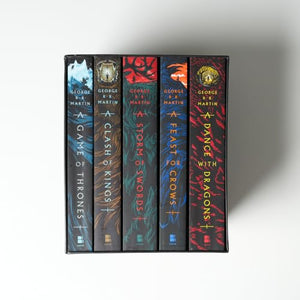 George R. R. Martin's A Game of Thrones 5Book Boxed Set (Song of Ice and Fire Series): A Game of Thrones, A Clash of Kings, A S,Used