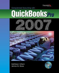 Computer Accounting with QuickBooks Pro 2007 With CD by Kathleen Villani (20080503),Used