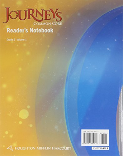 Common Core Reader's Notebook Consumable Volume 1 Grade 2 (Journeys),New