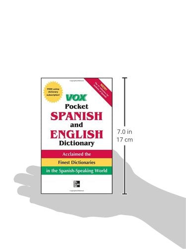Vox Pocket SpanishEnglish Dictionary,Used