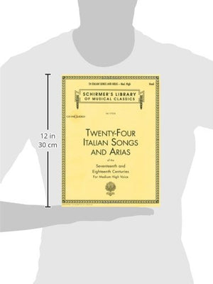 24 Italian Songs and Arias of the 17th and 18th Centuries  Vocal Collection and Piano Accompaniments Book with Online Audio  Ess,Used