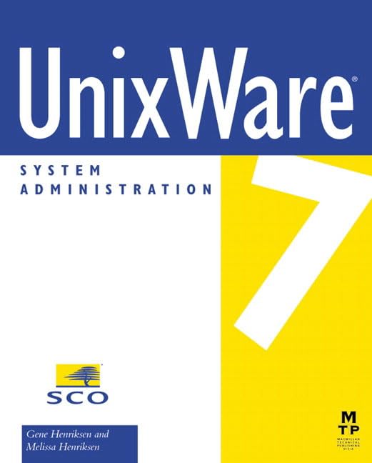 Unixware 7 System Administration,Used