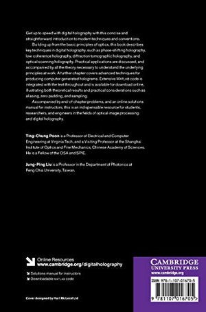 Introduction to Modern Digital Holography: With Matlab,Used