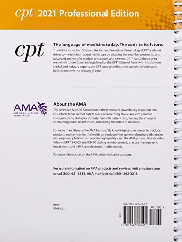 CPT Professional Edition 2021 (CPT / Current Procedural Terminology (Professional Edition))