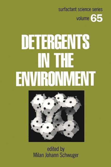 Detergents and the Environment (Surfactant Science),Used