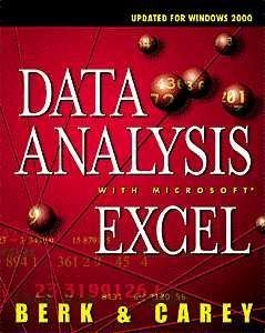 Data Analysis with Microsoft Excel: Updated for Office 2000,Used