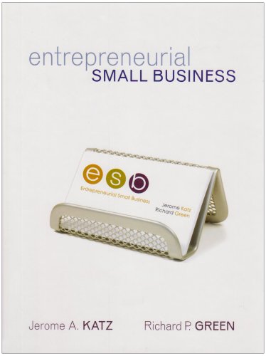 Entrepreneurial Small Business: With Student CD and OLC by Jerome A. Katz (20060101),Used