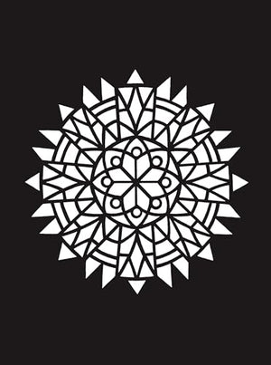 Dover Easy Kaleidoscope Stained Glass Coloring Book (Dover Little Activity Books: Art & Desig),Used