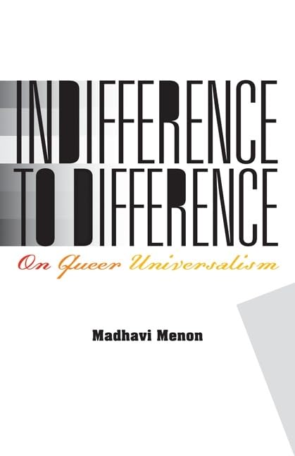 Indifference To Difference: On Queer Universalism,Used