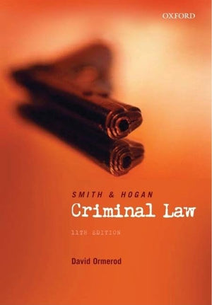 Smith and Hogan Criminal Law (Criminal Law (Smith & Hogan)),Used