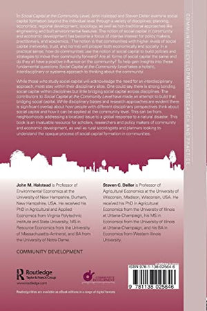 Social Capital at the Community Level: An Applied Interdisciplinary Perspective (Community Development Research and Practice Ser,Used
